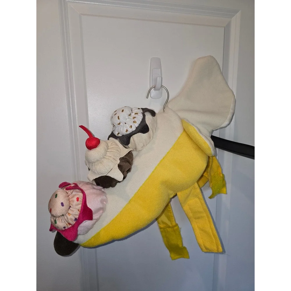Dog costume Banana‎ Split size M